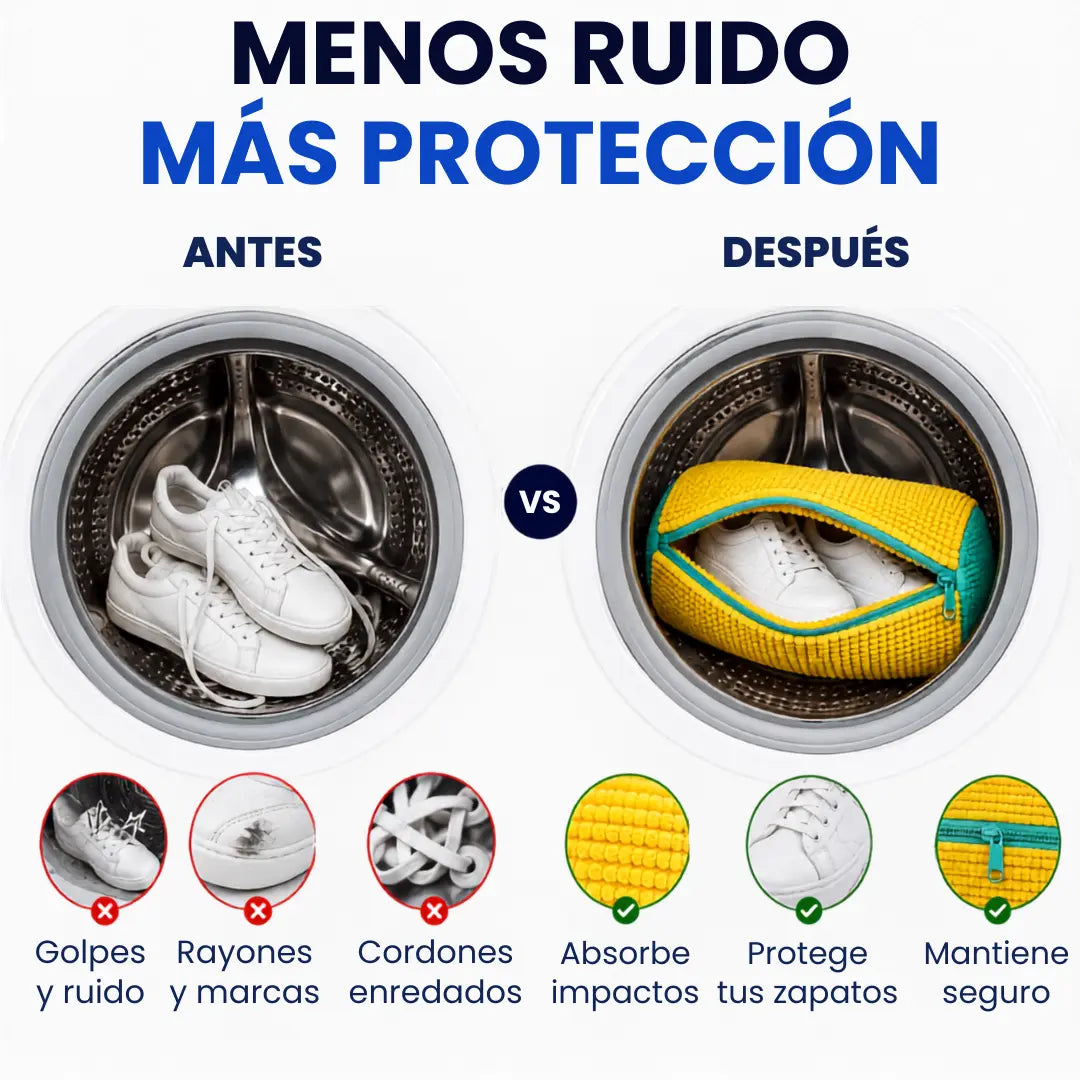 Bolsa Protectora Para Lavar Zapatos