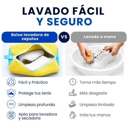 Bolsa Protectora Para Lavar Zapatos