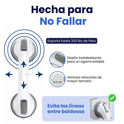 Barra de apoyo para ducharte tranquilo