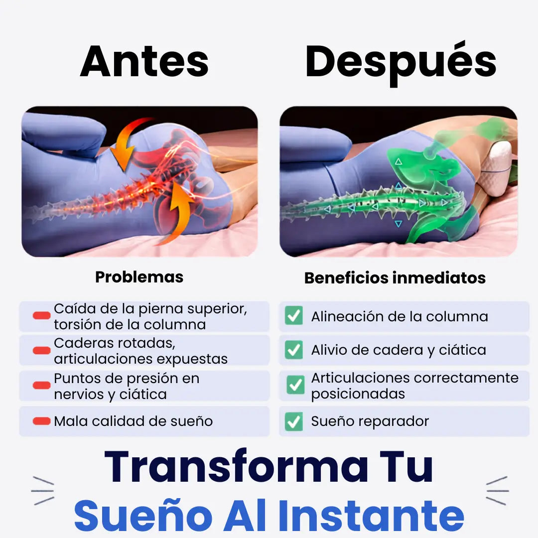 Almohada de Rodillas Para Dormir Mejor
